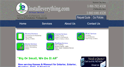 Desktop Screenshot of installeverything.com